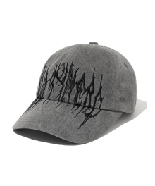 Pointed Logo Ball Cap - Charcoal