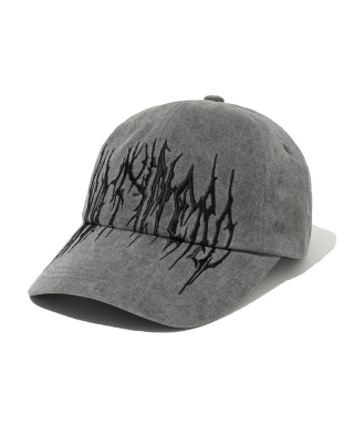 낫포너드(NOT4NERD) Pointed Logo Ball Cap - Charcoal 상품 이미지