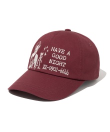 6644 Service Ball Cap - Wine