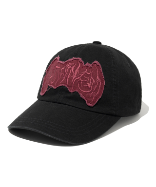 낫포너드(NOT4NERD) Devil Logo Patch Ball Cap - Black 상품 이미지