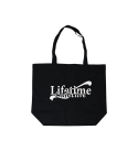 라이프타임콜렉티브(LIFETIMECOLLECTIVE) 로고 시리즈 에코백 블랙