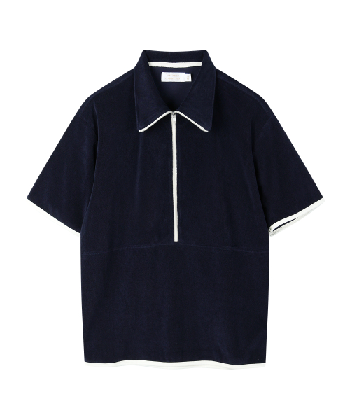 Махровый анорак Terry s/s Half Zip (Navy)