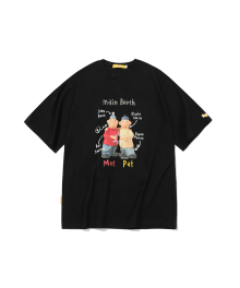 [Pat&Mat] QnA T-shirt(BLACK)