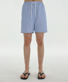 [24SS clove] Stripe Beach Shorts_Men (Blue)