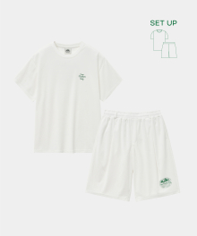 RESORT LOGO ROUND SET UP WHITE