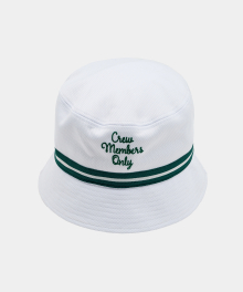 OFFICIAL LOGO BUCKET HAT WHITE