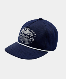 RESORT LOGO STRING CAP NAVY