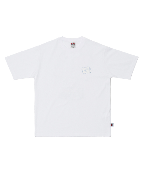 WHITE LABEL WASHING A CAR TEE WHITE