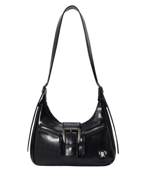BETTYBOOP Buckle Pocket Cross Shoulder Bag_Black