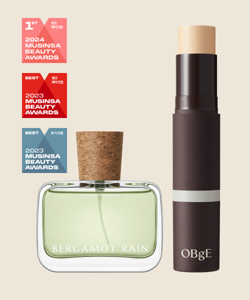 오브제() 내추럴 커버 파운데이션 + 퍼퓸 50ml 세트 (베르가옷 레인, 재즈 머스크, 스모키 레더 중 택1) 상품 이미지
