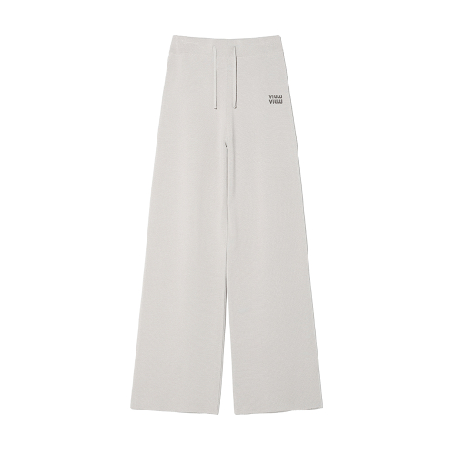 [VIUWVIUW] Knit Training Pants (gray)