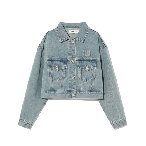 베테제(VETEZE) [VIUWVIUW] Flower Crop Denim Jacket (vintage