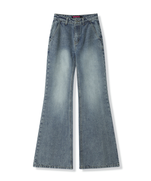 Back Slender Bootscut Jeans LIGHT BLUE