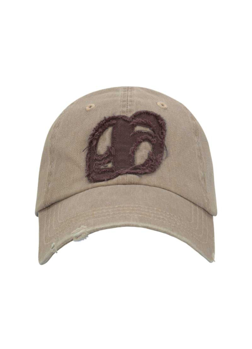 애즈온() PATCH BALL CAP / BEIGE 상품 이미지