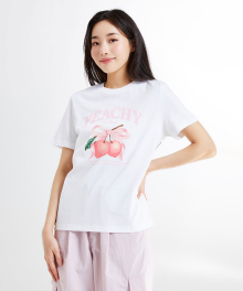 (리본) PEACHY 반팔티_SPRPE37G56