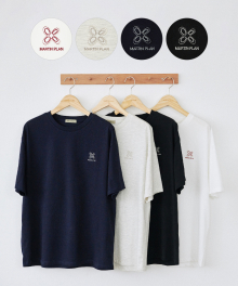 [4color] Daily Supima Logo Half T