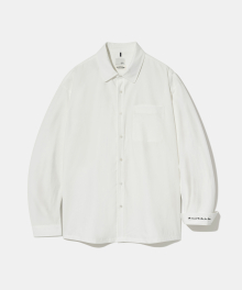 [LLE][JAPAN] Cosmo Washable organic cotton Shirt  S140  White