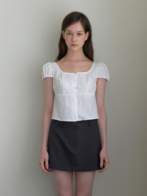 bebe blouse top - white
