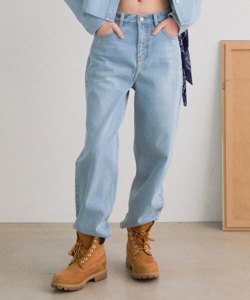 Женские зауженные джинсы Light Blue