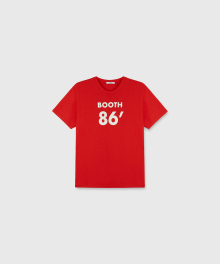 BOOTH 86 SOUVENIR T-SHIRT VINTAGE RED