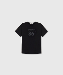 BOOTH 86 SOUVENIR T-SHIRT BLACK