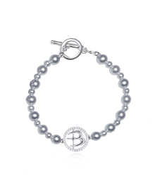 Luminary Mignon Bracelet 4mm-Gray