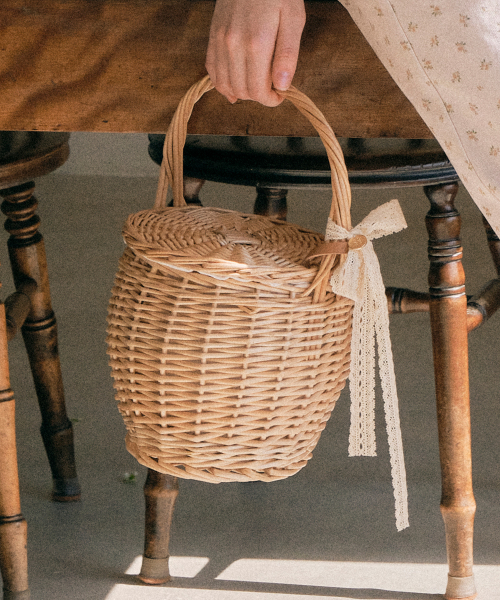 ROLAROLA★大人気★RATTAN RIBBON BASKET BAG ROLAROLA☆大人気☆RATTAN RIBBON BASKET BAG