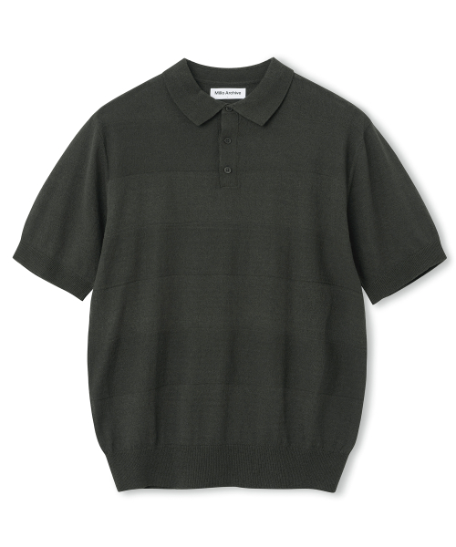 Трикотажное поло Block Half Collar [Khaki]