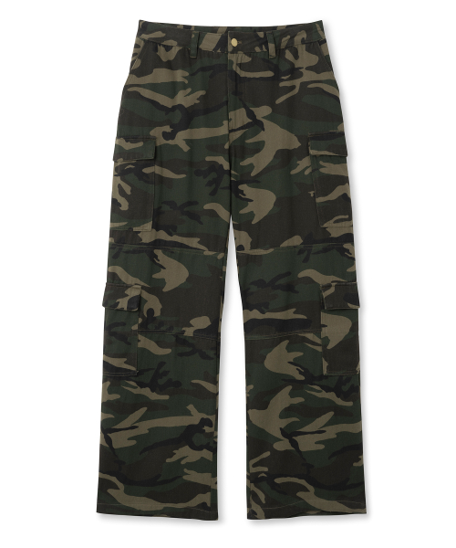 MUSINSA | MILLO ARCHIVE Flare Cargo Pants [Camouflage]