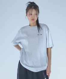 Small Logo T Shirt - Melange Grey