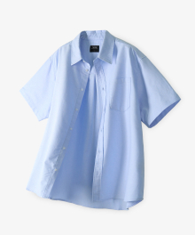 옥스포드 하프 셔츠 (BLUE)