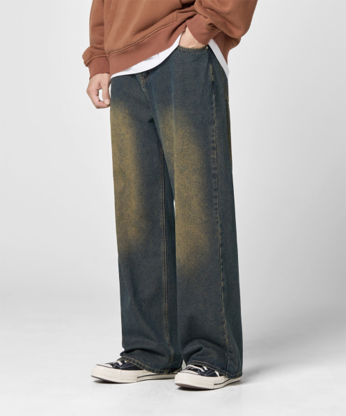 WIDE WASHING DENIM PANTS [VINTAGE]