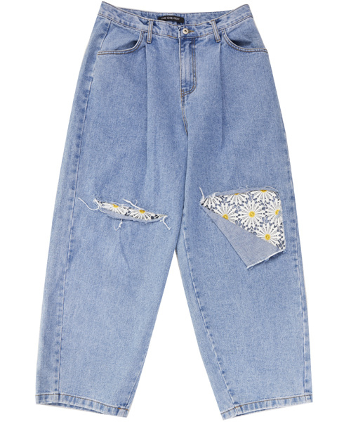 MUSINSA公式 | THE GREATEST Flower Denim Pants