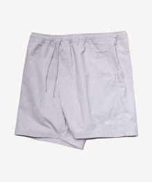 NYLON HALF BEACH SHORTS LIGHT GRAY