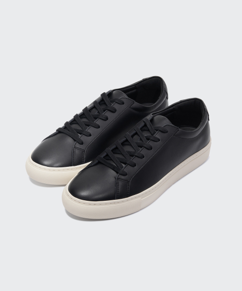 무신사 스탠다드() 레더 코트 스니커즈 Mark 2 [블랙/화이트] 상품 이미지