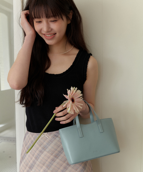 ◆OVHEE◆ Dear Mini Tote Bag Mint P00000RW 오브히(OVHEE) 디어 미니 토트백 Dear Mini Tote Bag_Mint