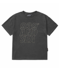 AB X WIND AND SEA T-SHIRTS (CHARCOAL)
