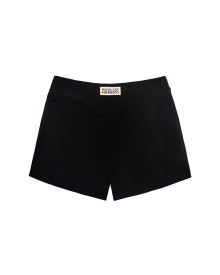 Beige Label Shorts - Black