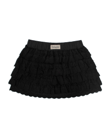 Lace Can Can Skirt - Black