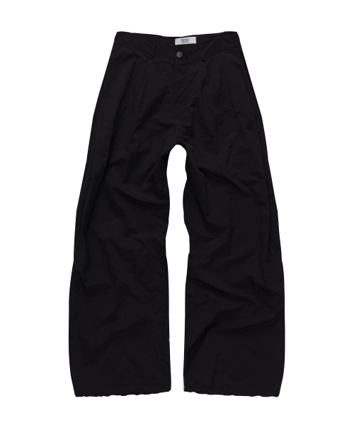 Side Two Tuck Balloon Pants [BLACK]