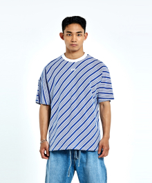 Stripe T-shirt - Ocean Blue