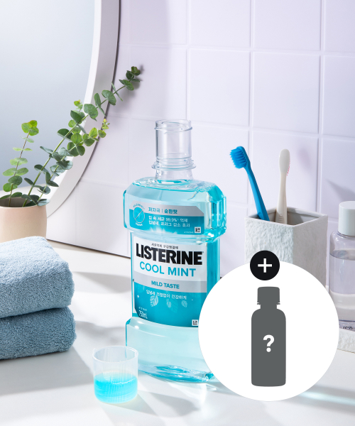 리스테린() 쿨민트 마일드750mlx2+(증)100ml 랜덤1개(마일드) 상품 이미지