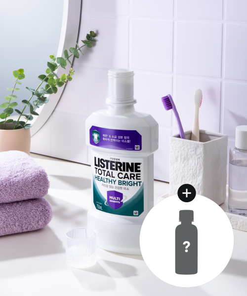 리스테린() 헬씨브라이트 750mlx2+(증)100ml 랜덤1개(스트롱) 상품 이미지