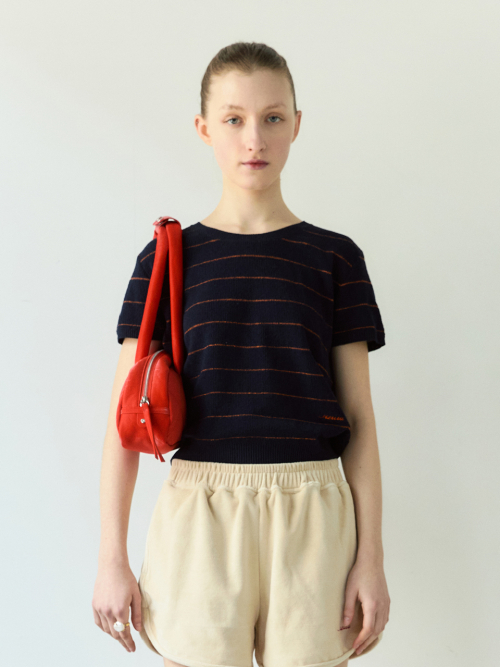 시엔느() Rome Stripe Knit (Navy) 상품 이미지