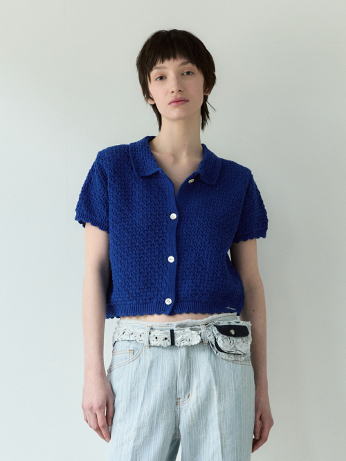 시엔느() Alberta Cardigan (Cobalt Blue) 상품 이미지