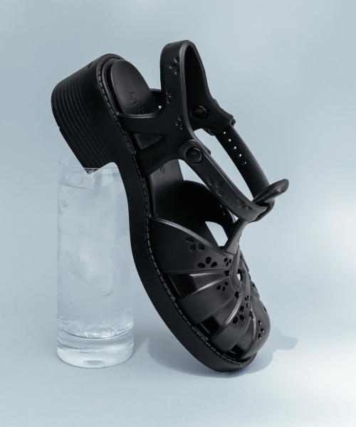 ★韓国人気★Archivepke★Knotted sandal 아카이브앱크(ARCHIVEPKE) Puffy rubber sandal(Deep sleep)_