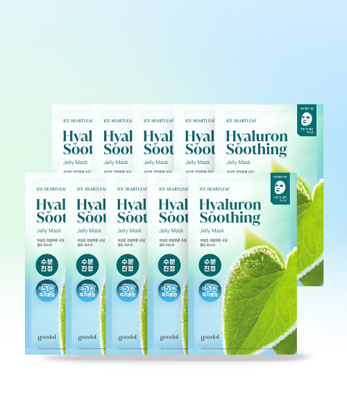 구달() [10pack] 어성초 히알루론 수딩 젤리마스크 상품 이미지