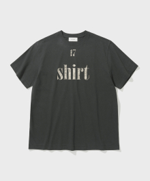 17 SHIRT T-SHIRT (DARK GREY)