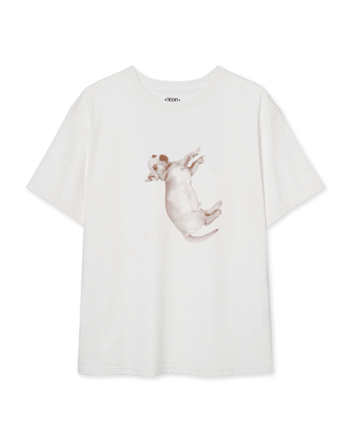 ◆AEAE◆ aeae X PEAKBOY BARNEY TSHIRTS WHITE AE44LUTS003WHT 에이이에이이(AEAE) aeae X PEAKBOY BARNEY T-SHIRTS [WHITE