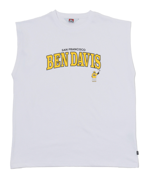 ORIGINAL PRINT SLEEVELESS WHITE